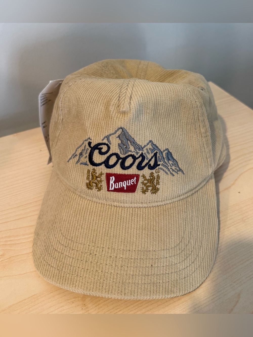 Khaki Coors Banquet SnapBack hat